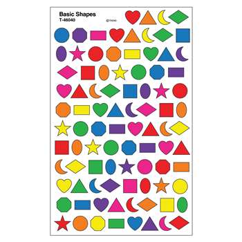 Sticker Basic Shapes Supershapes By Trend Enterprises