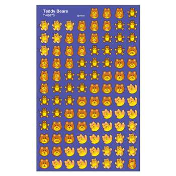 Supershapes Stickers Teddy Bears By Trend Enterprises