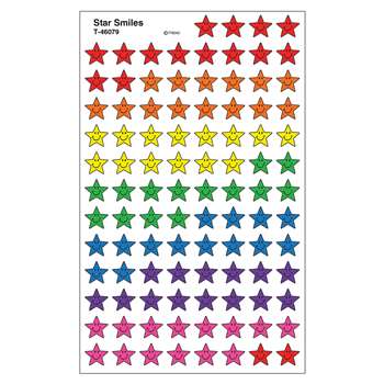 Star Smiles Supershape Superspots Shapes Stickers By Trend Enterprises