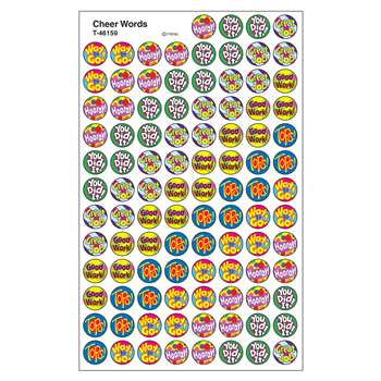 Superspots Stickers Cheer Words By Trend Enterprises