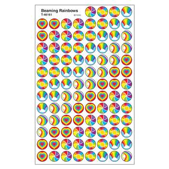 Superspots Stickers Beaming Rainbow By Trend Enterprises