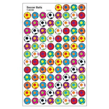 Soccer Balls Superspots Stickers, T-46199