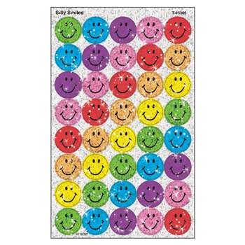 Superspots Sparkle Silly 60-180/Pk Smiles1 Larger Size By Trend Enterprises