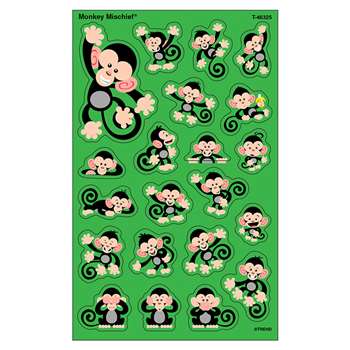 Monkey Mischief Supershapes Stickers Large By Trend Enterprises