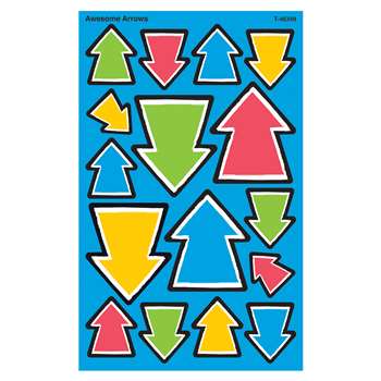 Awesome Arrows Supershape Stickers 128 Count, T-46349