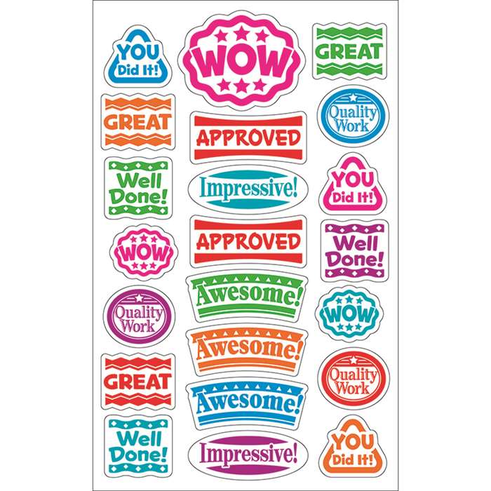 Praise Words Stickers By Trend Enterprises