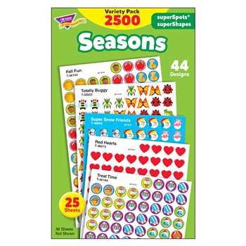 Stickers Seasons Colossal Variety Pk By Trend Enterprises