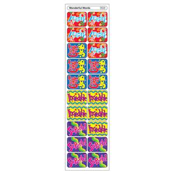 Applause Stickers Wonderful 100/Pk Words Acid-Free By Trend Enterprises