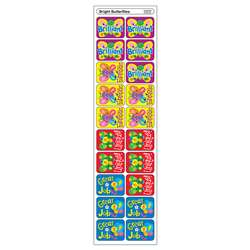 Applause Stickers Bright 100/Pk Butterflies Acid-Free By Trend Enterprises