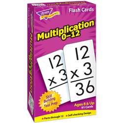 Flash Cards Multiplication 91/Box Numbers 0-12 By Trend Enterprises