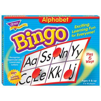 Bingo Alphabet Ages 4 & Up By Trend Enterprises