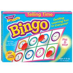 Bingo Telling Time Ages 6 & Up By Trend Enterprises