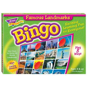 Bingo Famous Landmarks Ages 8 & Up By Trend Enterprises
