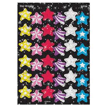 Sparkle Stickers Star Brights By Trend Enterprises