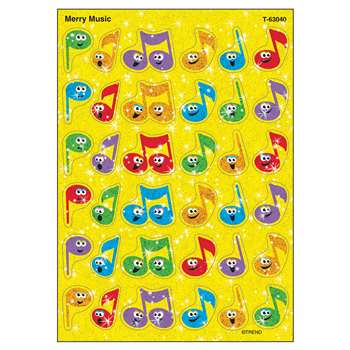 Sparkle Stickers Merry Music By Trend Enterprises
