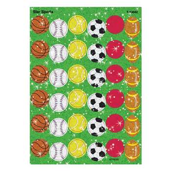 Sparkle Stickers Star Sports By Trend Enterprises