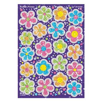 Sparkle Stickers Flower Power By Trend Enterprises