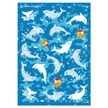 Sparkle Stickers Dynamic Dolphins By Trend Enterprises