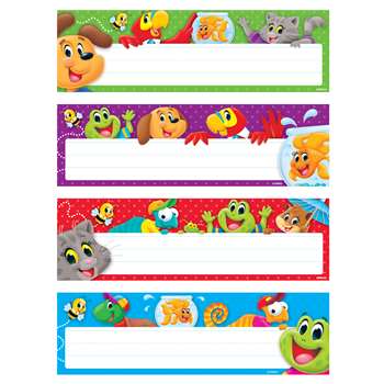 Playtime Desk Name Plate Variety Pack Pals 32Ct, T-69958