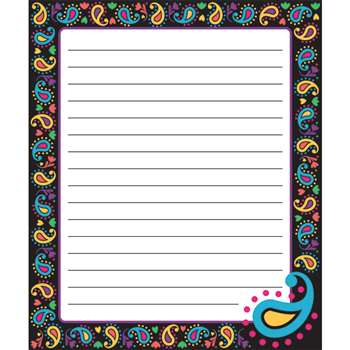 Perfectly Paisley Note Pad By Trend Enterprises