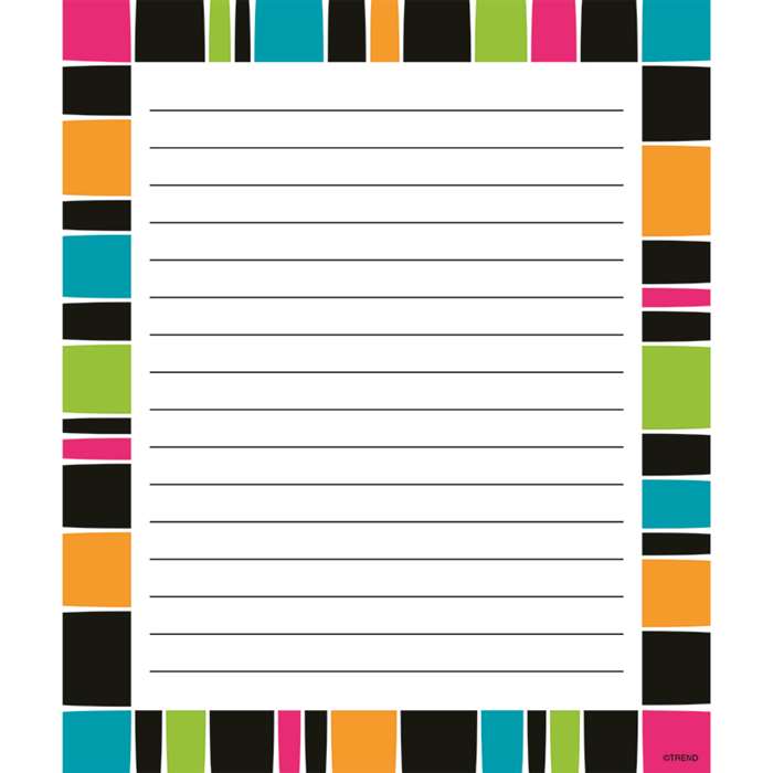 Stripe-Tacular Groovy Note Pad, T-72354