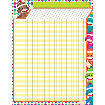 Sock Monkeys Incentive Chart By Trend Enterprises