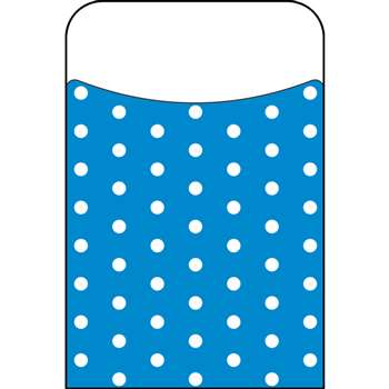 Polka Dots Blue Terrific Pockets, T-77044