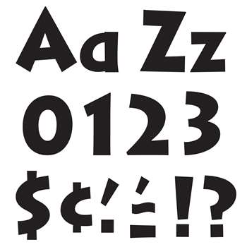 Ready Letters Black 4 Venture Uppercase & Lowercase Combo By Trend Enterprises