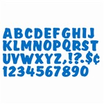 Ready Letters 4 Splash Blue Uppercase By Trend Enterprises