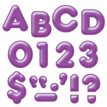 Ready Letters 2Inch 3-D Purple By Trend Enterprises