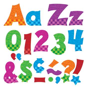 Snazzy 4In Combo Pack Uppercase Lowercase By Trend Enterprises