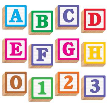 Wooden Blocks 4In 3D Blocks Ready Letters By Trend Enterprises