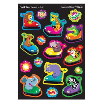 Bumpr Blast/Root Beer Shapes Stinky Stickers, T-83041