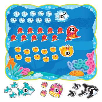 Sea Buddies 0-120 Bulletin Board Set, T-8308