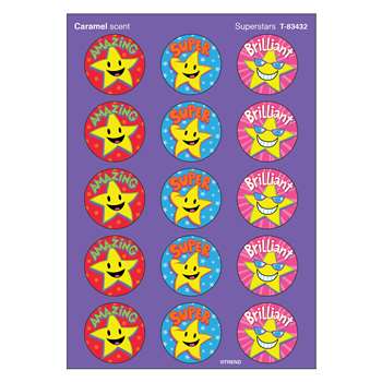 Stinky Stickers Superstars Caramel By Trend Enterprises