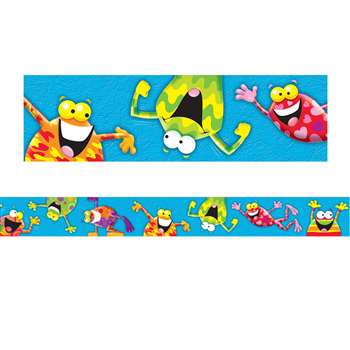 Frog Tastic Borders Straight Edge 11/Pk 2.75 X 35.75 Total By Trend Enterprises