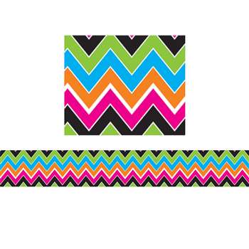 Zigzag Motif Bolder Borders By Trend Enterprises