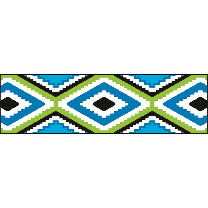 Aztec Blue Bolder Borders, T-85160