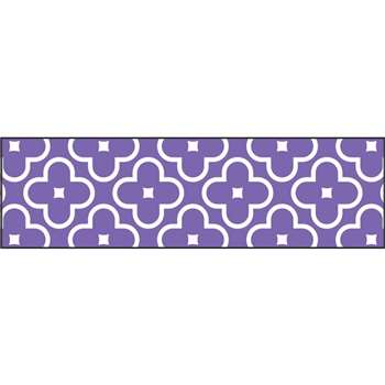 Floral Purple Bolder Borders, T-85197