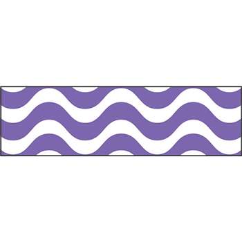 Wavy Purple Bolder Borders, T-85339