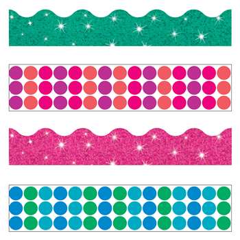 Dots N Glitz Border Variety Pack, T-90826