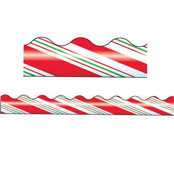 Trimmer Candy Cane Stripes By Trend Enterprises