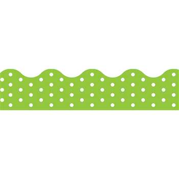 Polka Dots Lime Terrific Trimmers, T-92664