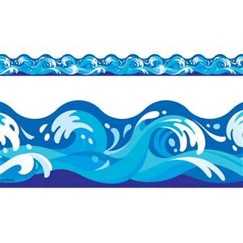 Water Waves Terrific Trimmer By Trend Enterprises
