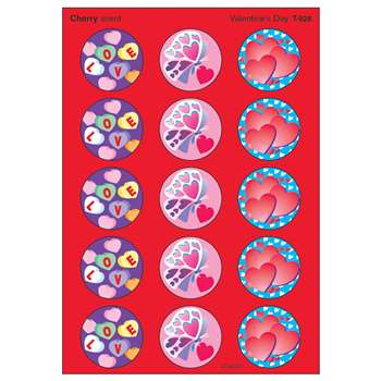 Stinky Stickers Valentines Day 60Pk Cherry Acid-Free By Trend Enterprises