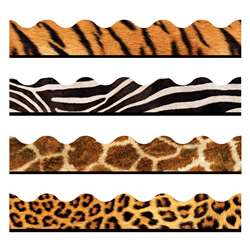 Animal Prints Terrific Trimmer Contains T92163, T92162, T92308, T92310 By Trend Enterprises