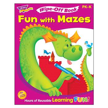 Fun With Mazes Wipe Off Book By Trend Enterprises