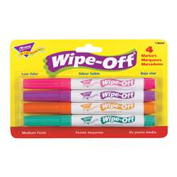 Wipe Off Marker Title W/ 4 New Colors By Trend Enterprises