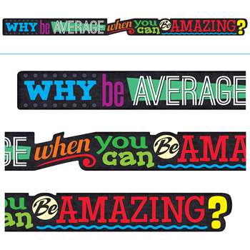 Why Be Average When You Can Be Amazing Banner, T-A25209