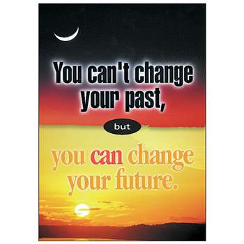 Poster You Can'T Change Your Past By Trend Enterprises